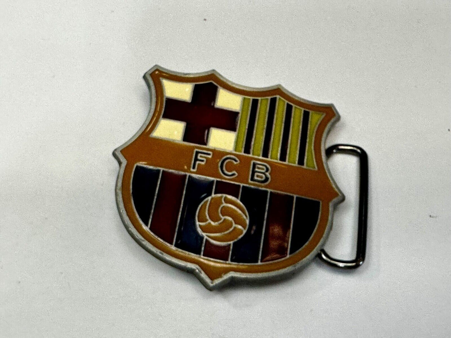 Barcelona F.C. Purple Barcelona FCB Club Emblem Commemorative Belt Buckle