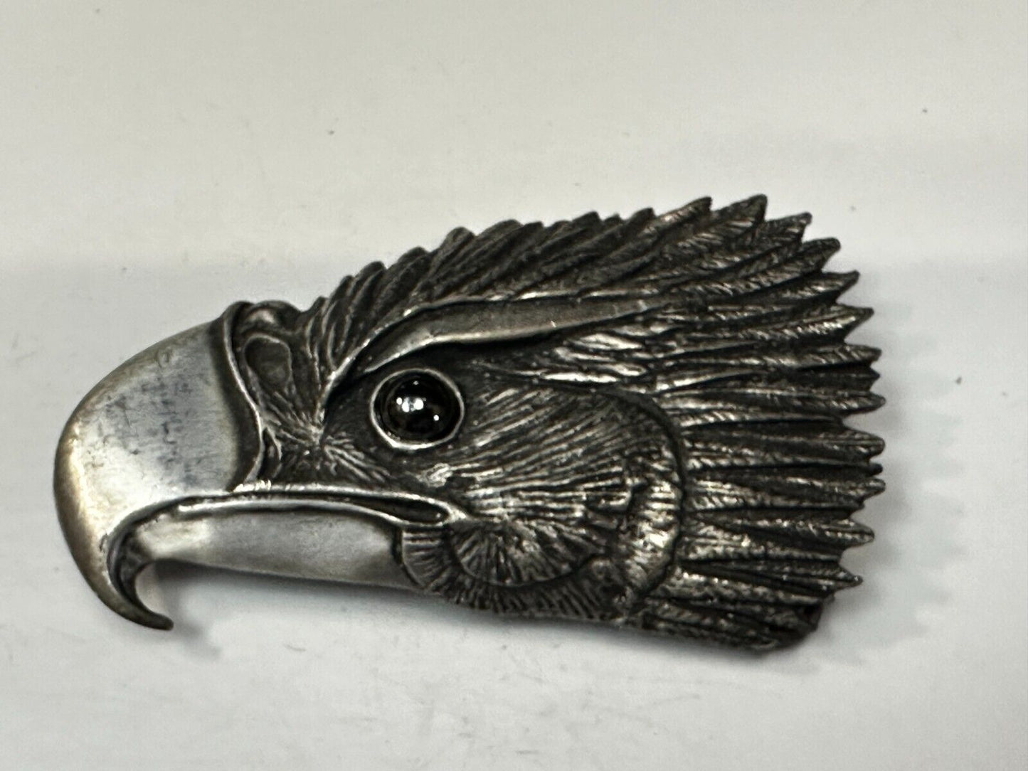 Vintage Eagles Head - Highly Detailed - Frederick Pewter Canada Belt Buckle