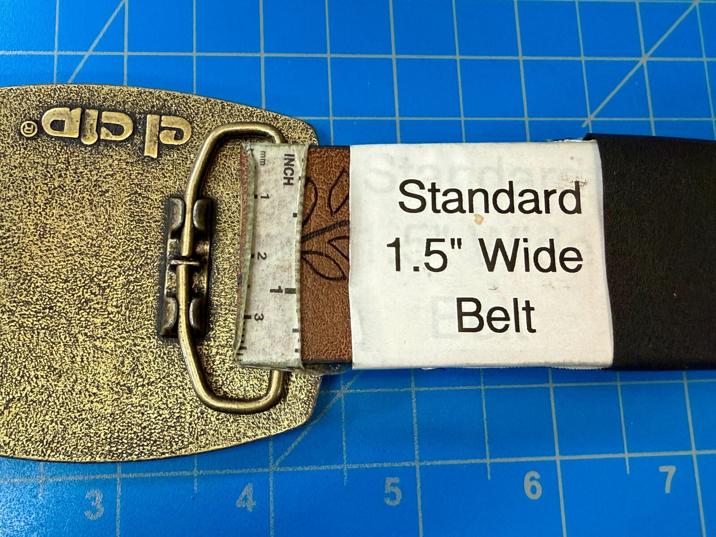 The Durango -Silverton Narrow Gauge Railroad Historic Railway Belt Buckle el Cid