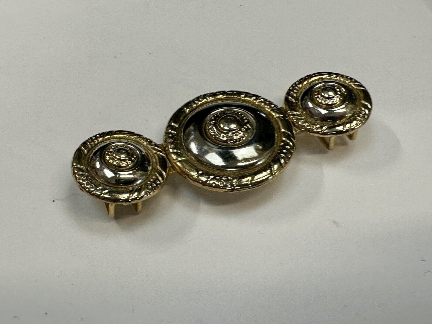 Vintage Circle Disc Theme Two-piece interlocking Three piece belt buckle