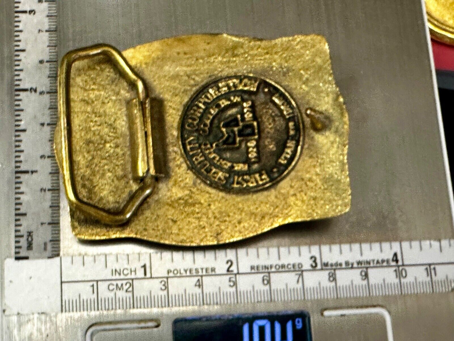 The State of Idaho - Deer Hunting Vintage Solid Brass Heritage Mint Belt Buckle