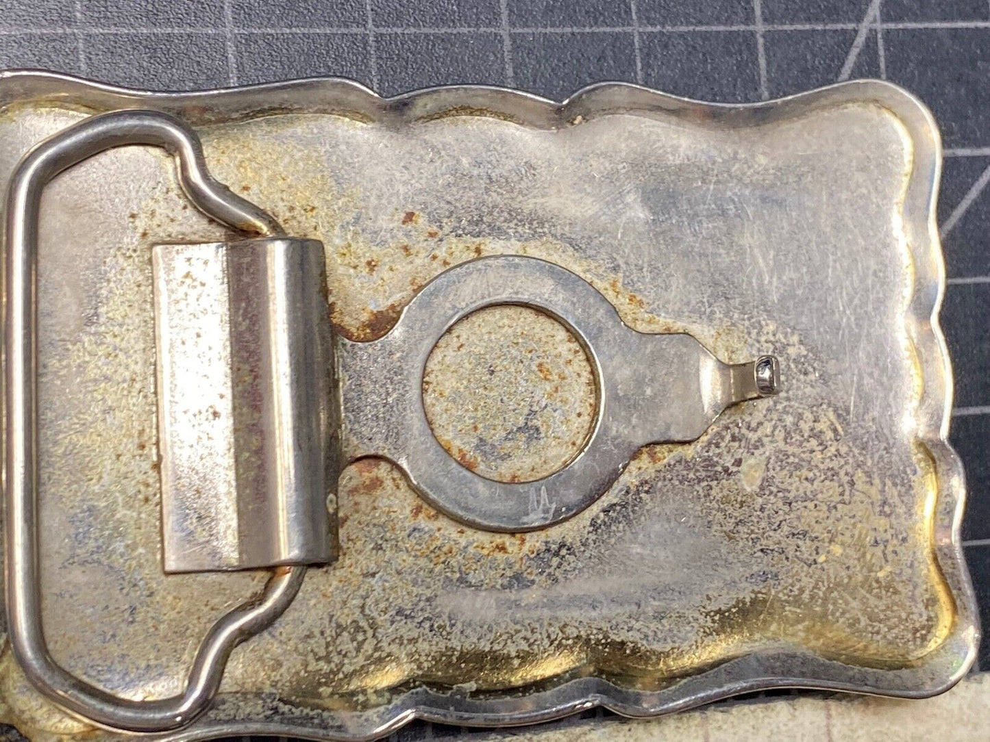 Train Steam engine Vintage western belt buckle