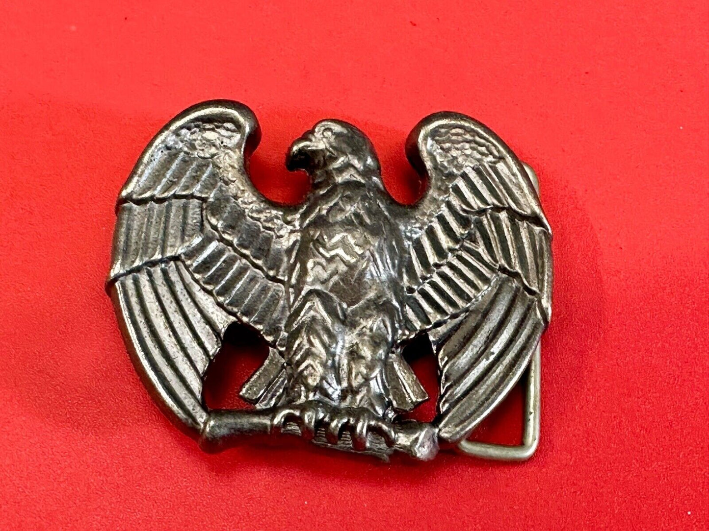 VINTAGE 1970'S IMPERIAL ROMAN EAGLE STYLE BELT BUCKLE IN BOX