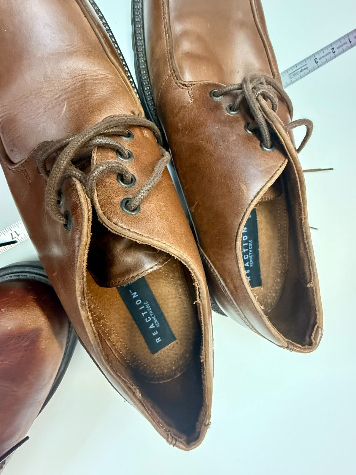3 lot mens shoes - Armani Exchange AX , Kenneth Cole Reaction, Dunham Size 11.5