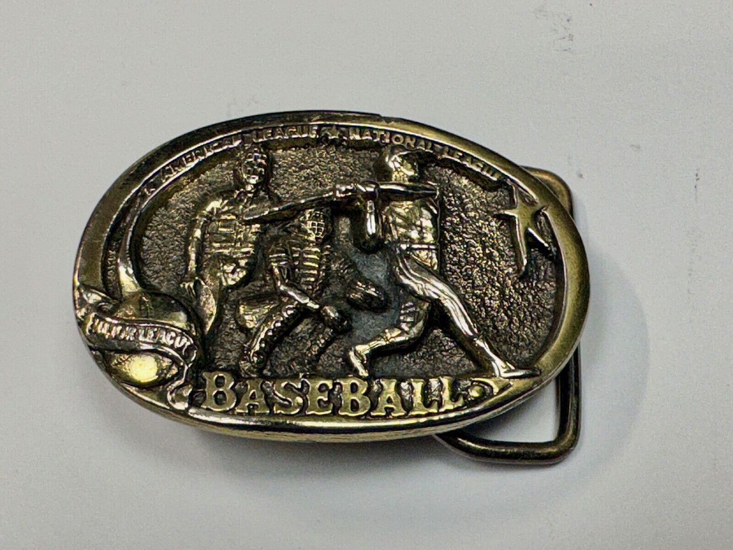 Vintage 1983 Baseball SPORTS GAME Commemorative National Team League belt buckle