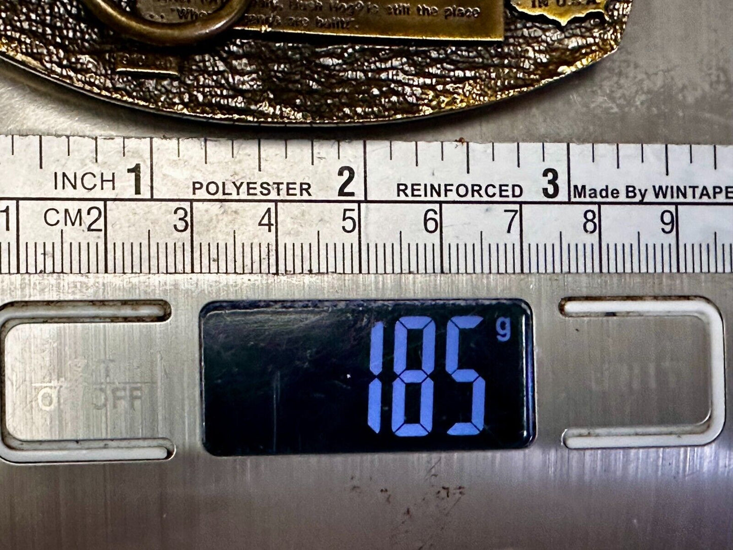 1992 Bush Hog The Legend Agriculture Machine Co. Commemorative Belt Buckle
