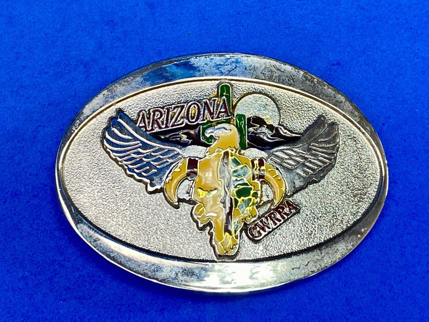 Arizona Cwrra Honda Motorcycles Gold Wing Road Riders Belt Buckle