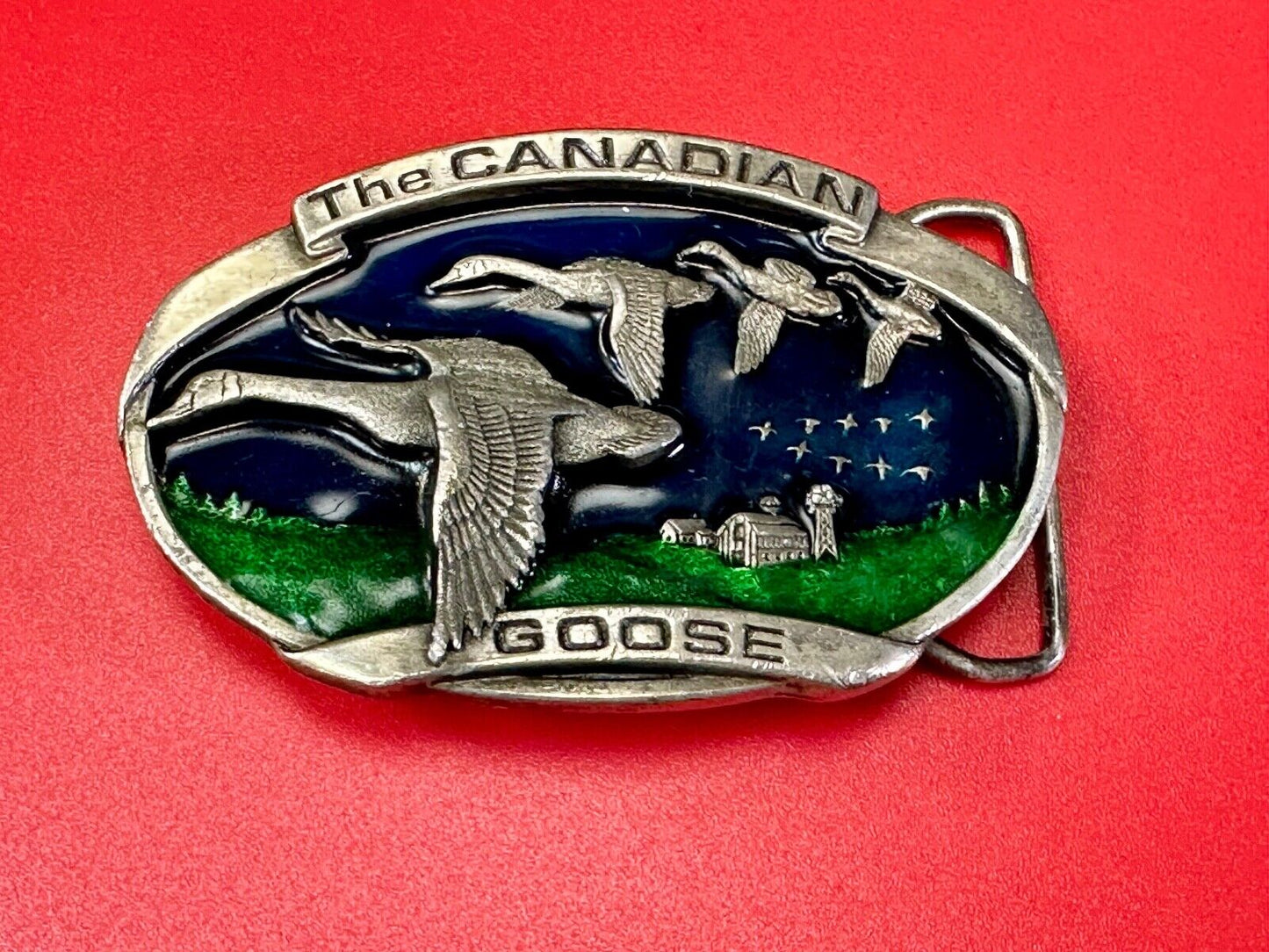 The Canadian Goose commemorative vintage 1983 bergamot belt buckle