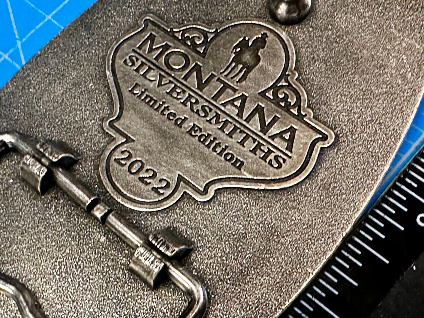 2022 Pendleton Whiskey Let'er Buck Rodeo Cowboy Montana Silversmiths Belt Buckle