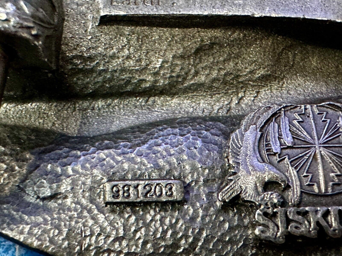 1999 Alaska Iditarod Commemorative Belt Buckle by Siskiyou