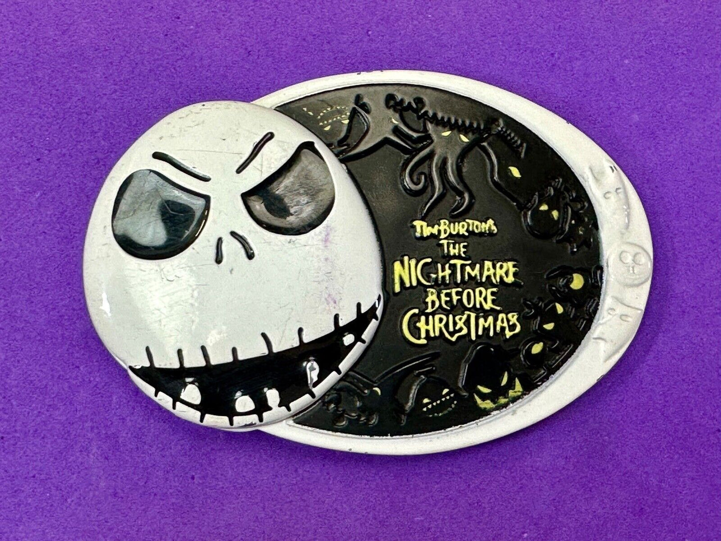 Tim Burtons Disney The Nightmare Before Christmas belt buckle