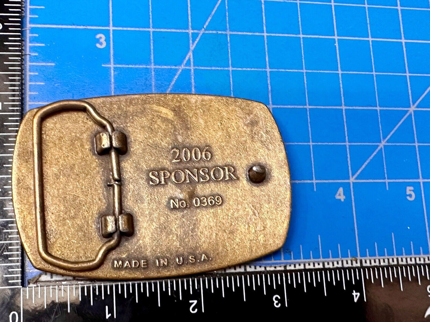 American Veterans Disabled for life Memorial Commemorative 2006 Belt Buckle