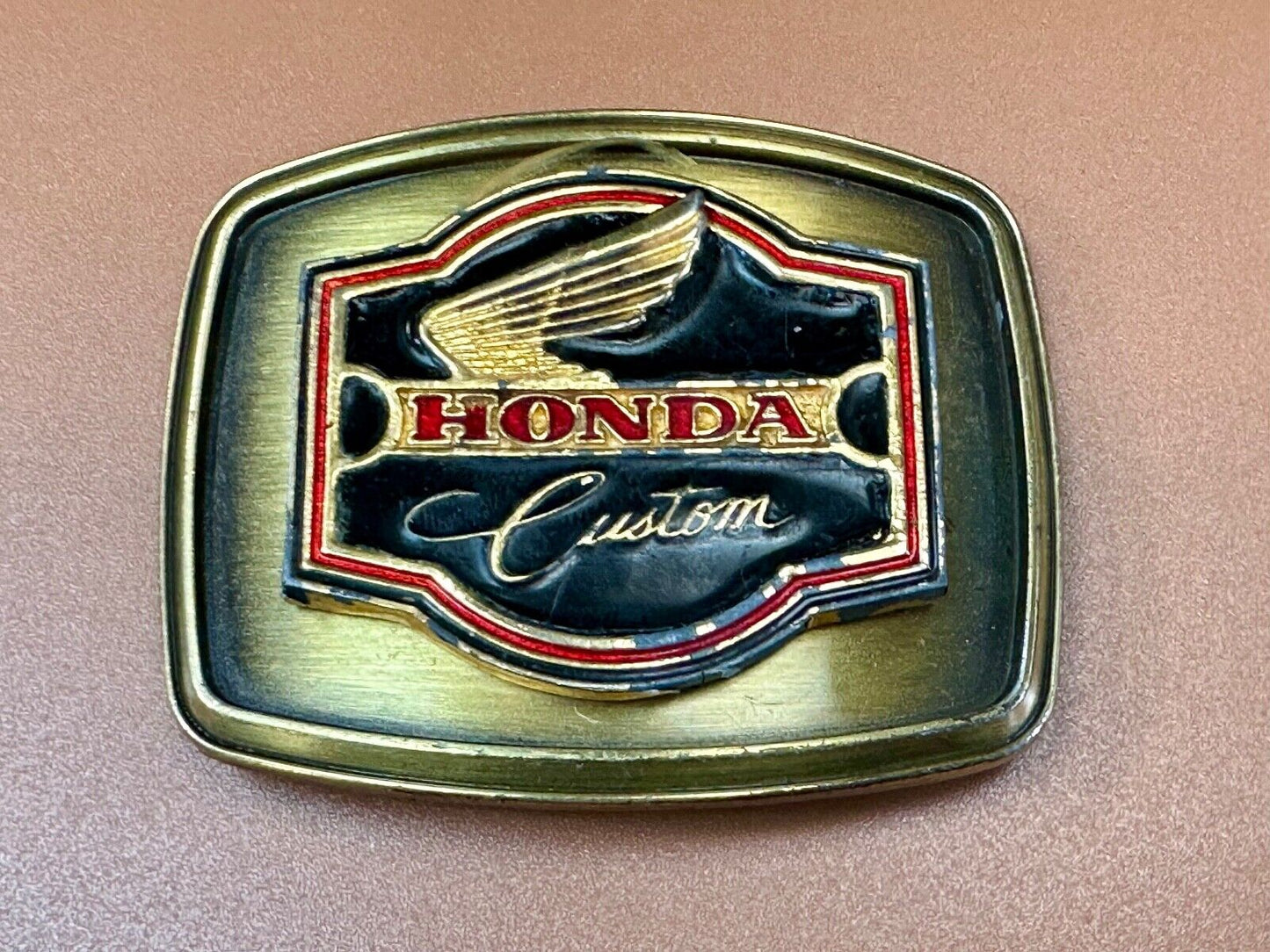 vintage 1979 Hondan Goldwing Custom Riantere belt buckle