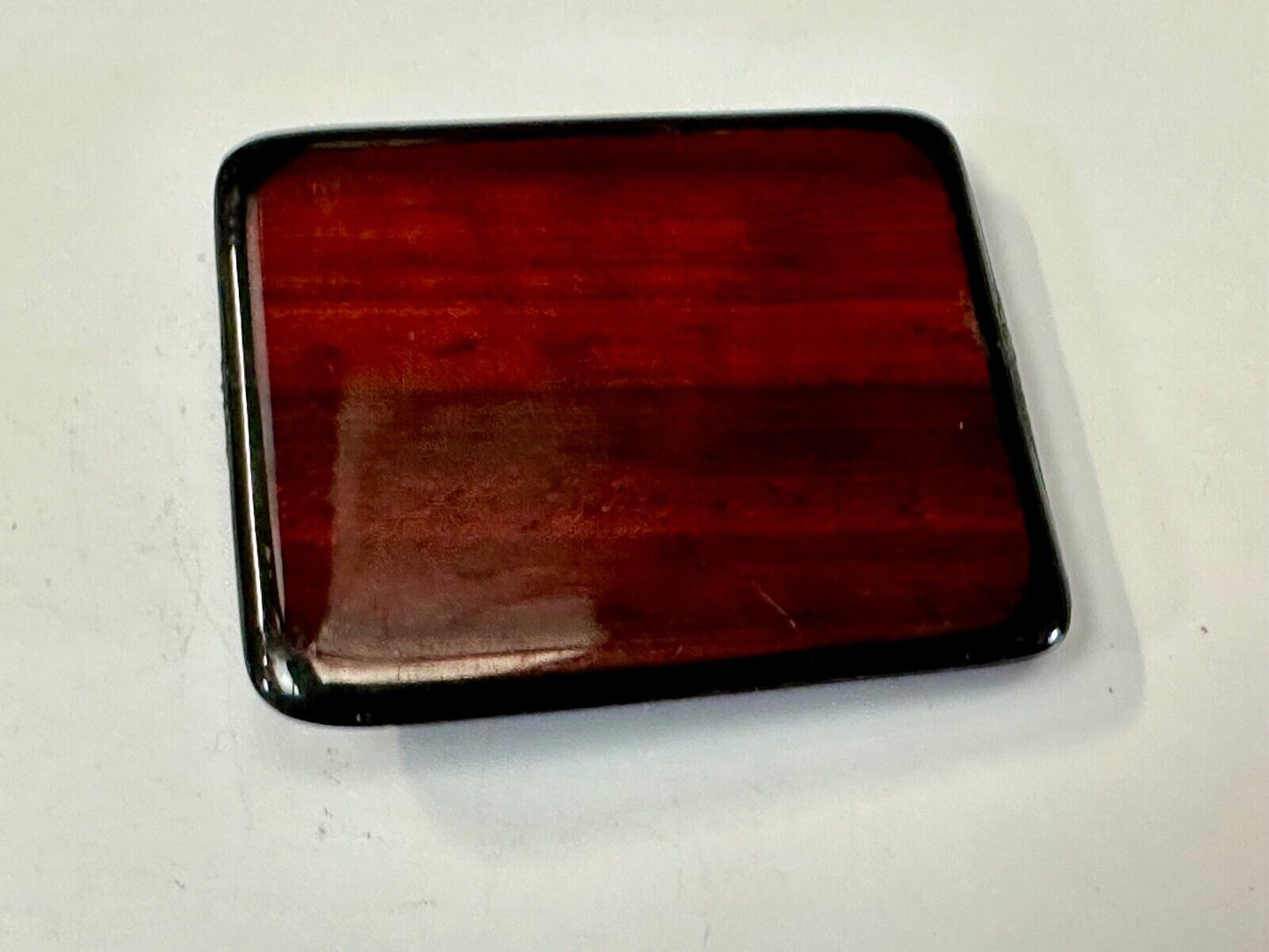 Beautiful Cherrywood? artisan glossy reflective belt buckle