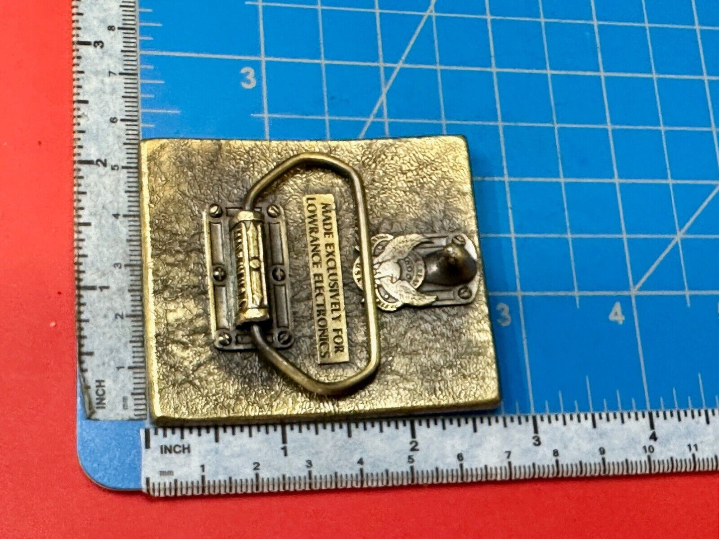 1984 US Open -Western Bass Lawrence Electronics The Great American Belt Buckle