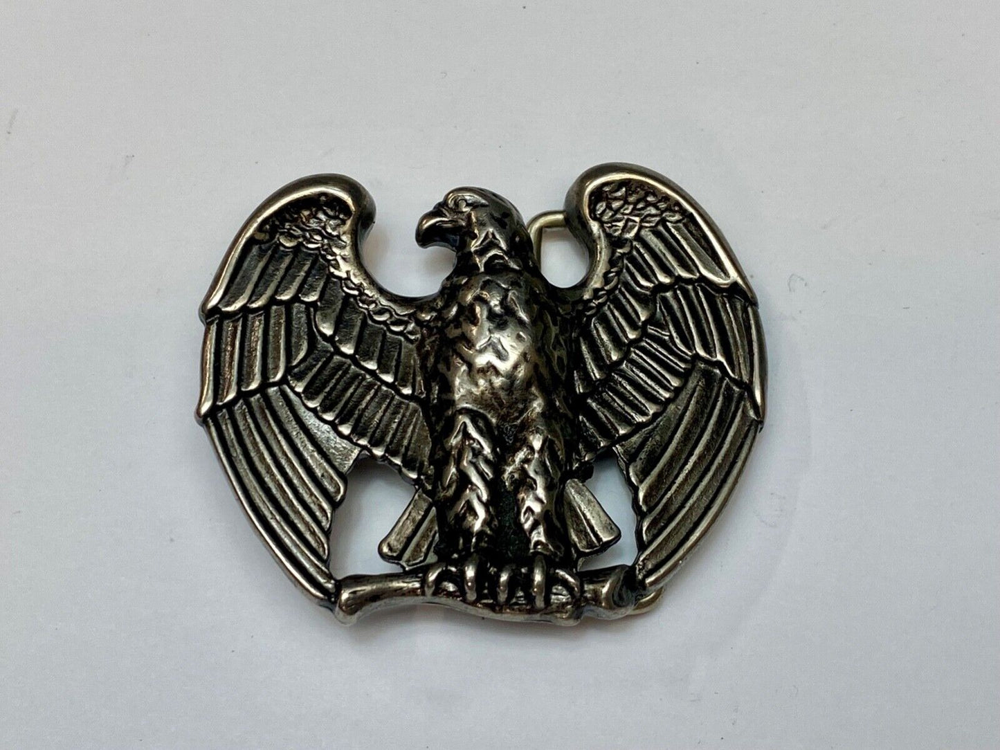 Vintage Avon Majestic Patriotic American Eagle Wings Spread Metal Belt Buckle
