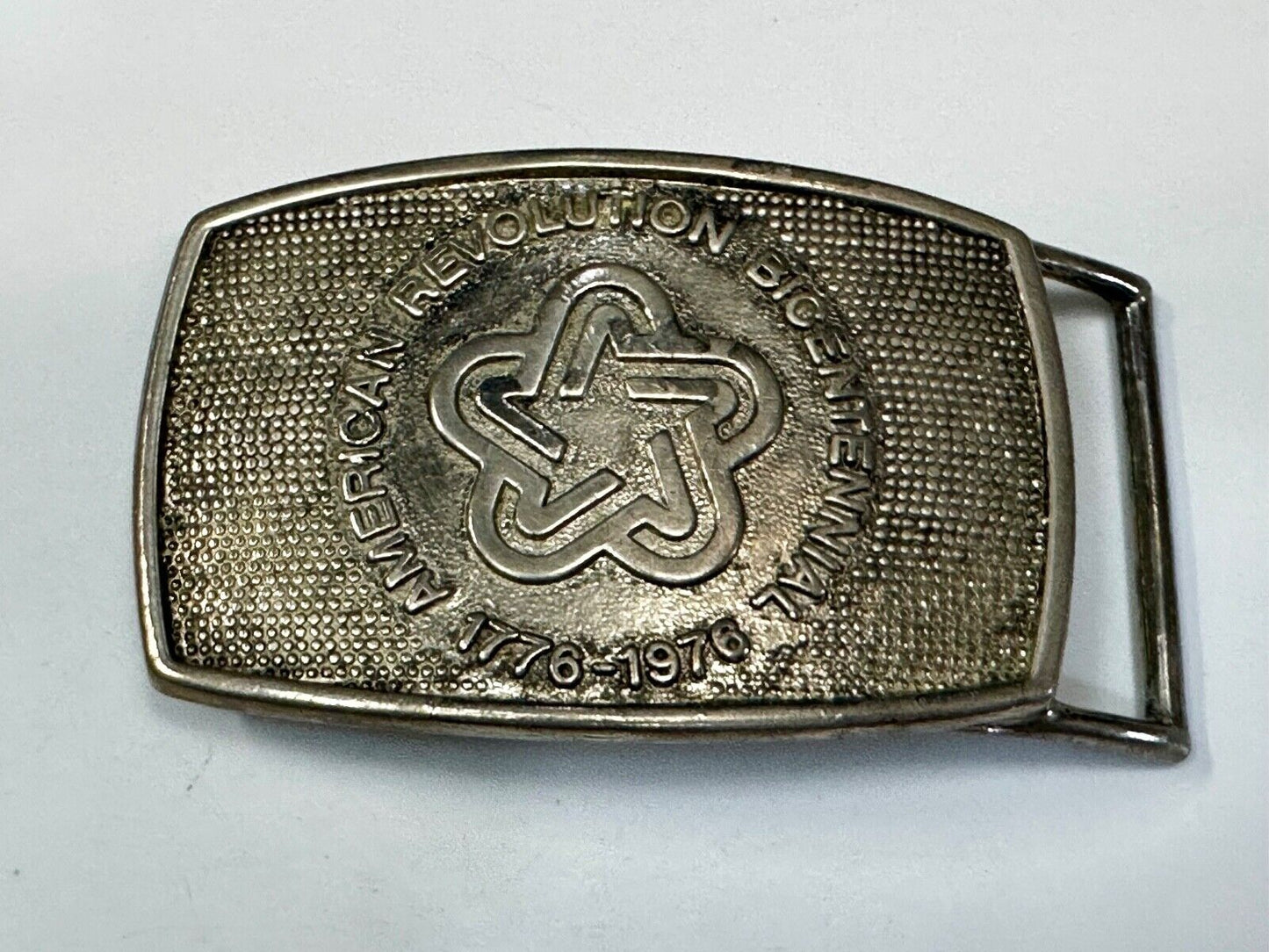 American Revolution Patriotic Bicentennial 200 Year Celebration Belt Buckle