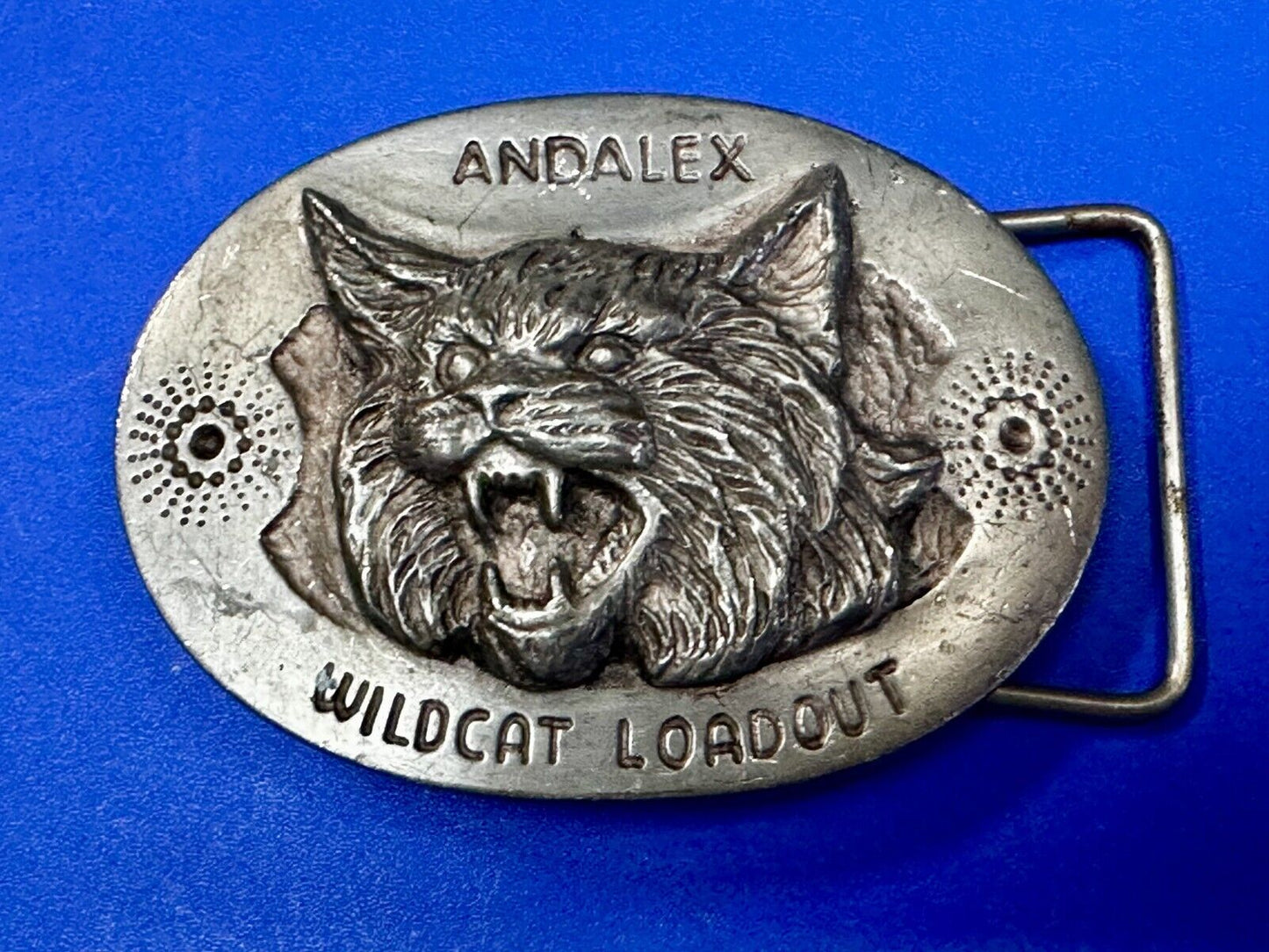 Andalex Wildcat Loadout Vintage Belt Buckle by Sculpture Artist Gary Frazen