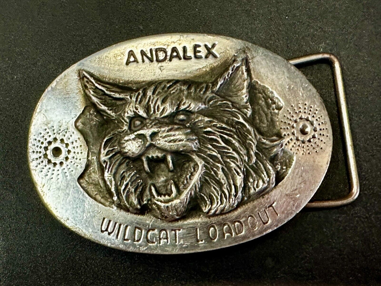 Andalex Wildcat Loadout Vintage Belt Buckle by Sculpture Artist Gary Frazen