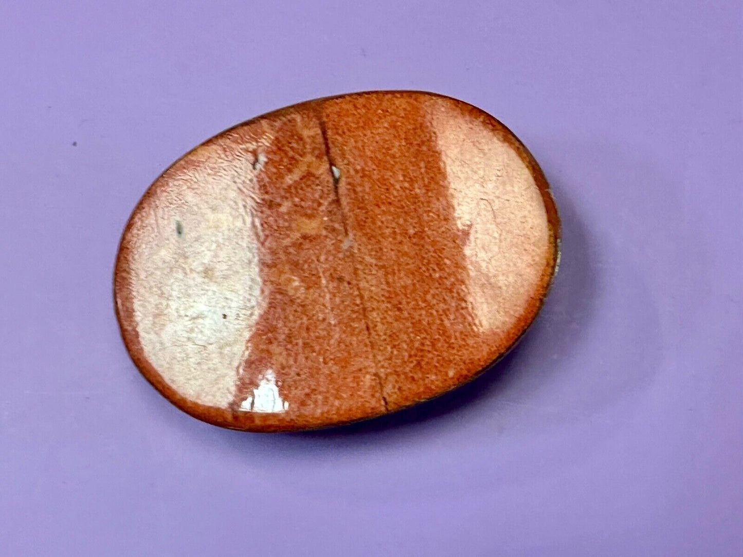 Artisan Stone and Solid Brass Art Belt Buckle