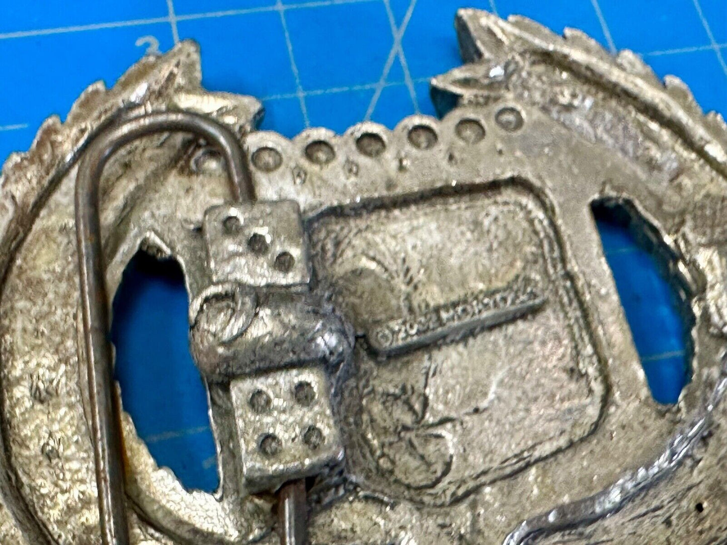 Vintage Cadillac Olive Branch Logo Cutout Belt Buckle by Mobtown 2002