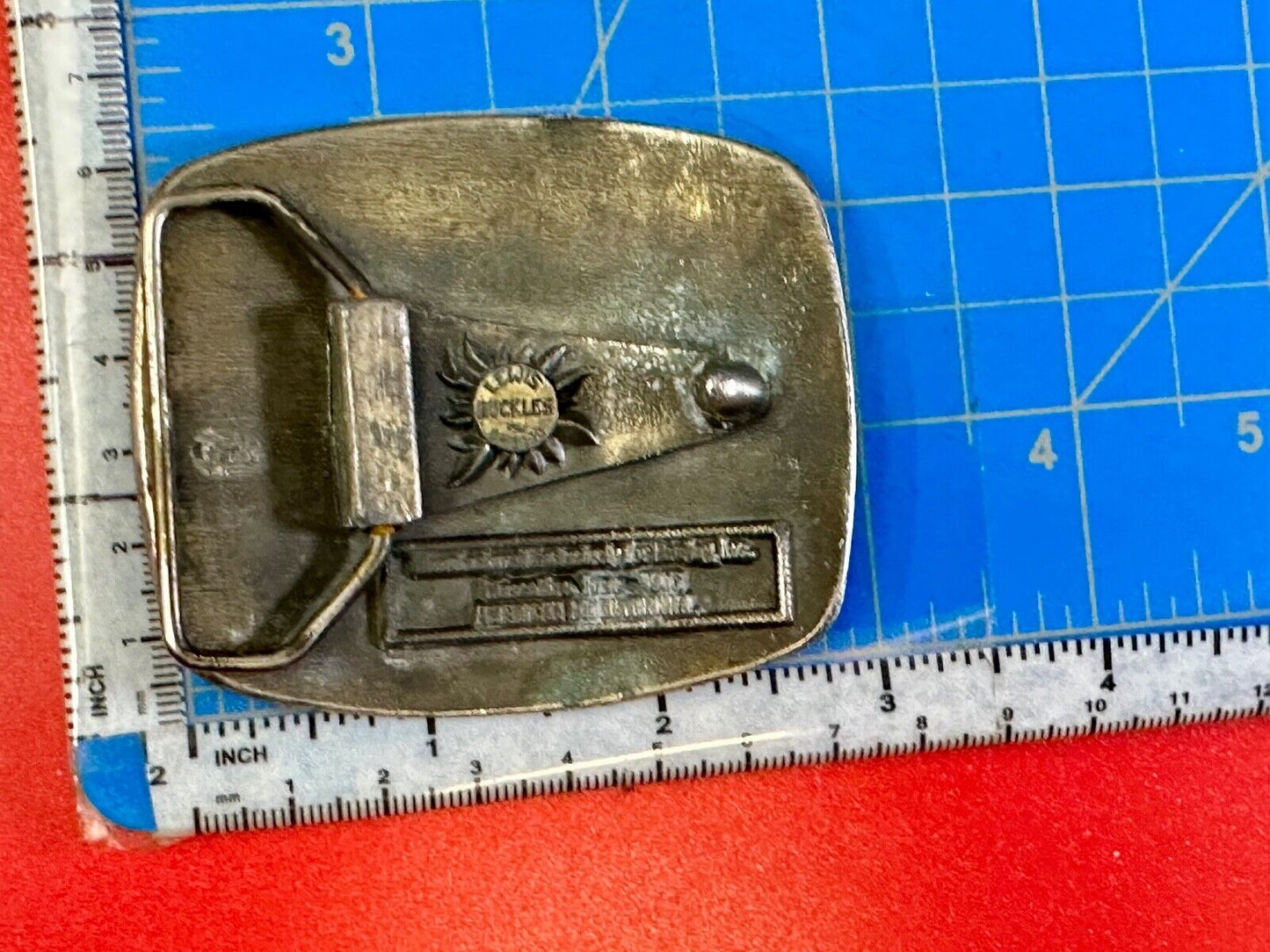 Bandog 200 years on wheels Semi Wagon Bicentennial belt buckle by Lewis Buckles