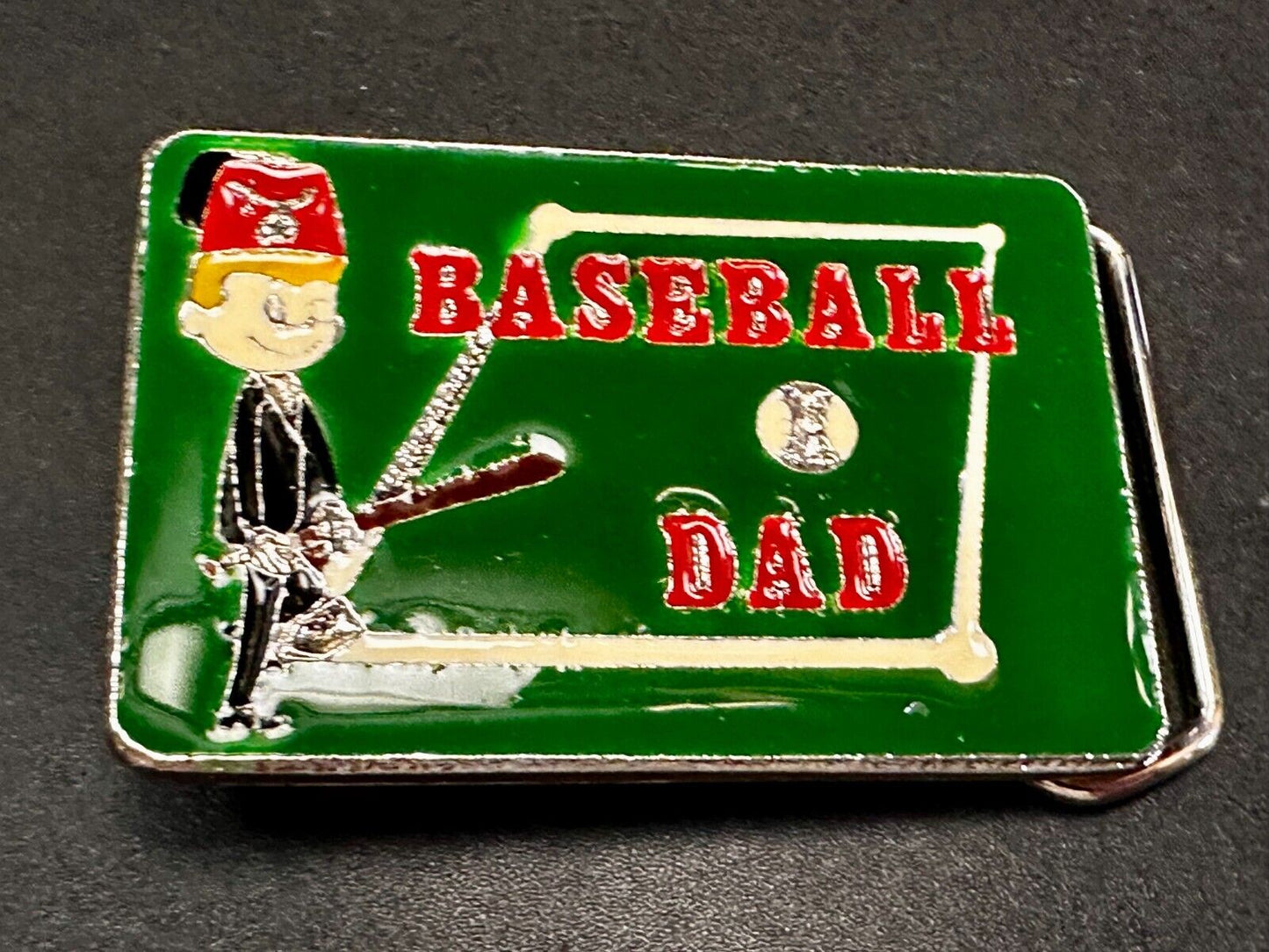 Baseball Dad - Ultimate Sports Fathers Day Perfect Gift Belt Buckle by Sabbar
