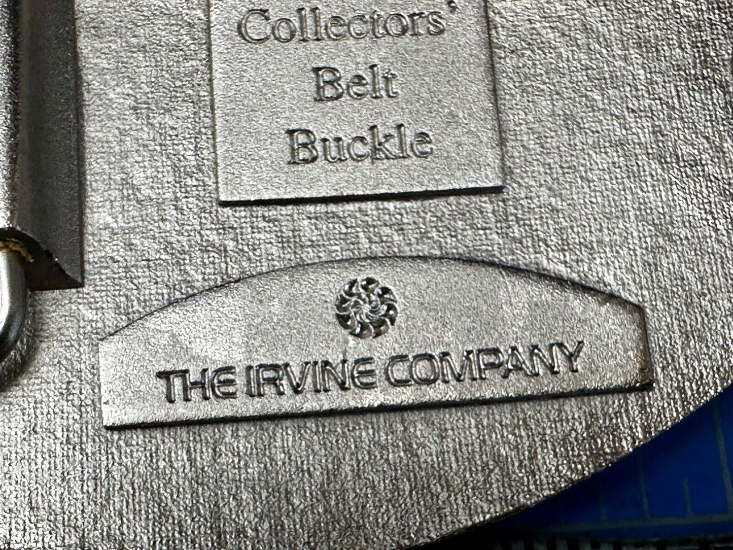 The Irvine Company 1989 Fourth Edition Collectors Western Ranch Belt Buckle