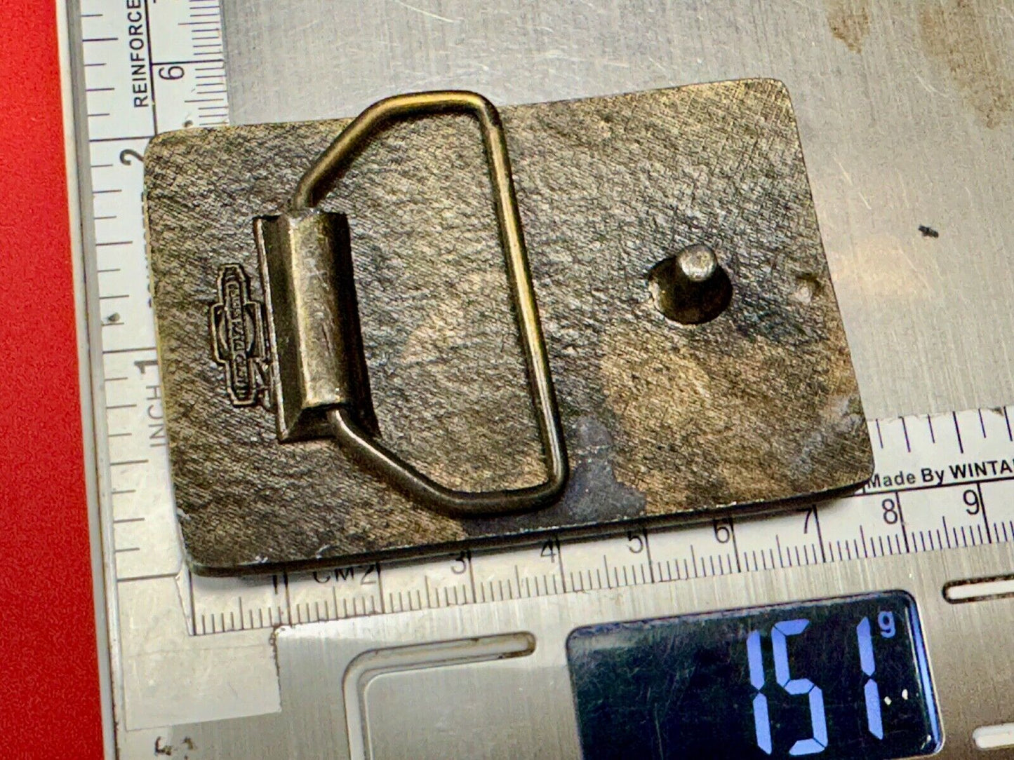 Tailgrabber Century Club Commemorative Vtg. Belt Buckle by Indiana Metal Craft