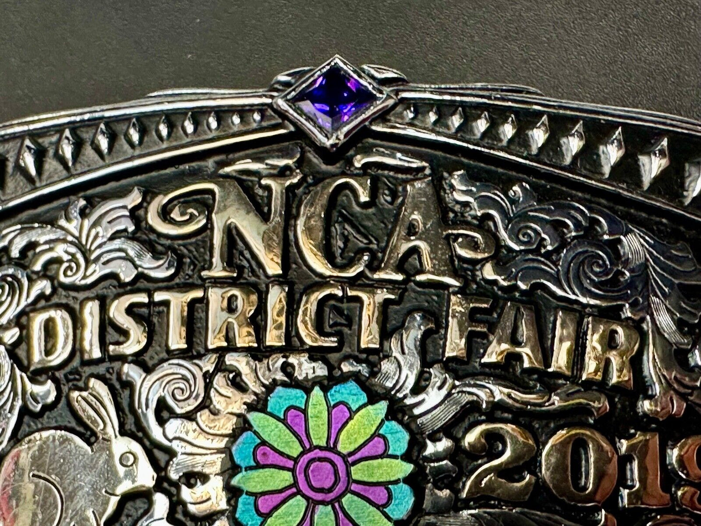 Best of Show JR poultry Trophy NCA District Fair 2019 Arkansas belt buckle By KS