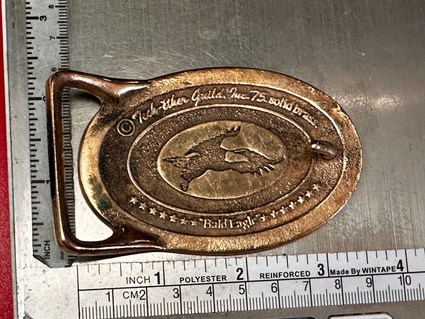 Tech Ether Guild The Eagle - Patriotic Vintage USA America Belt Buckle