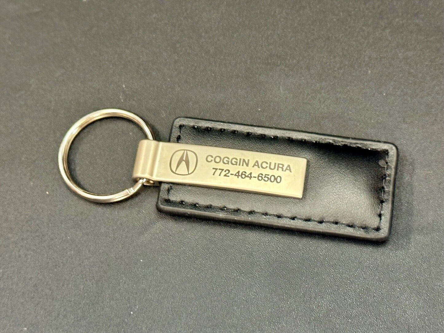 Vintage Coggin Acura Auto Dealers Car Keychain - Key Ring Chain