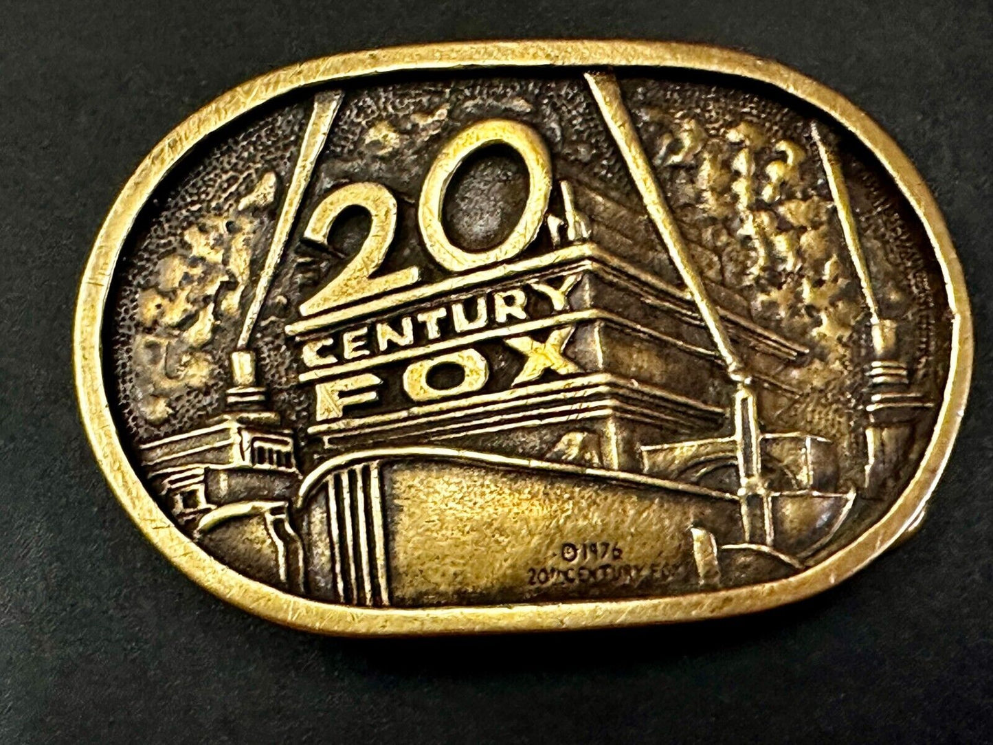 20th Century Fox Logo Movie Studio Music Entertainment Co BTS Brass Belt Buckle