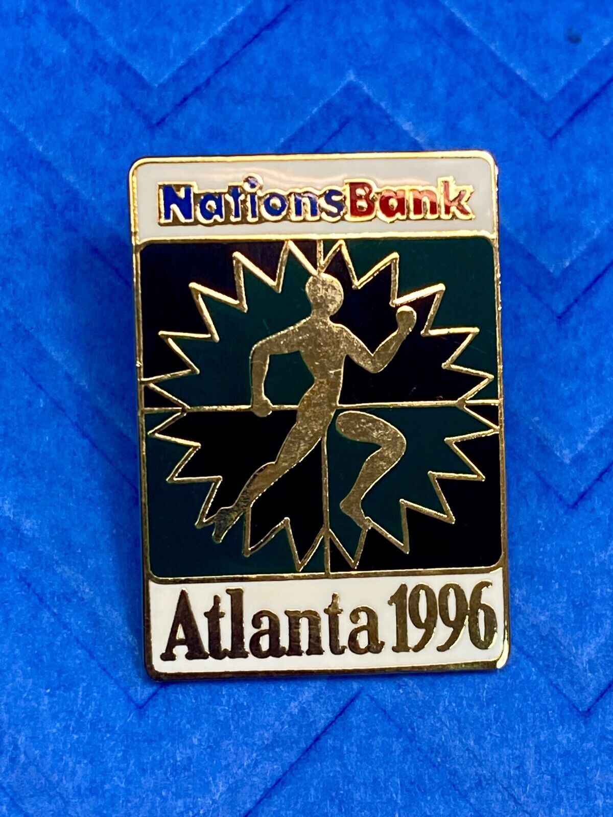 1996 ATLANTA OLYMPIC PIN TRACK and FIELD - NATIONS BANK PIN TEAM USA