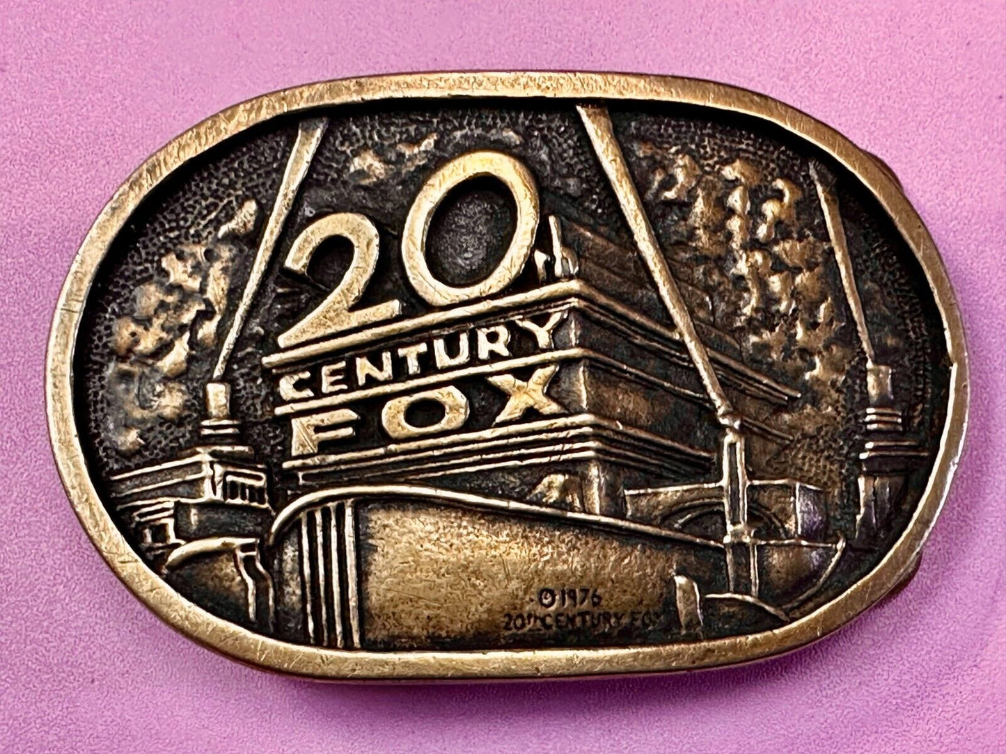 20th Century Fox Logo Movie Studio Music Entertainment Co BTS Brass Belt Buckle