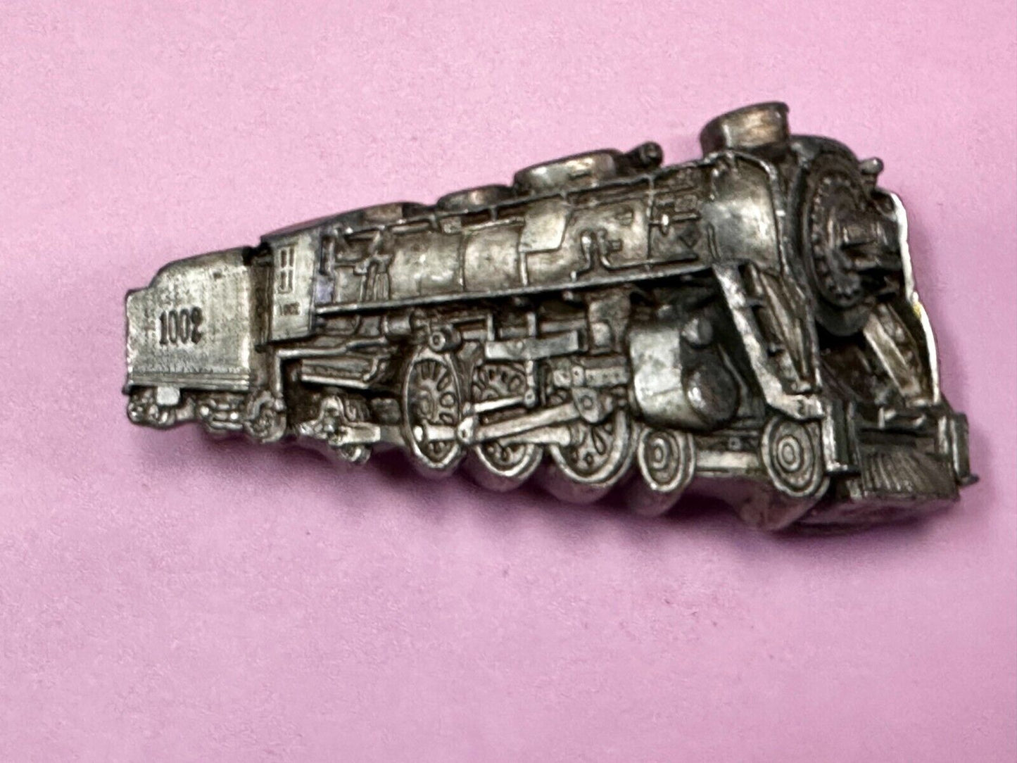 Train Locomotive Steam Engine RR RailRoad Vintage 1978 Bergamot Belt Buckle