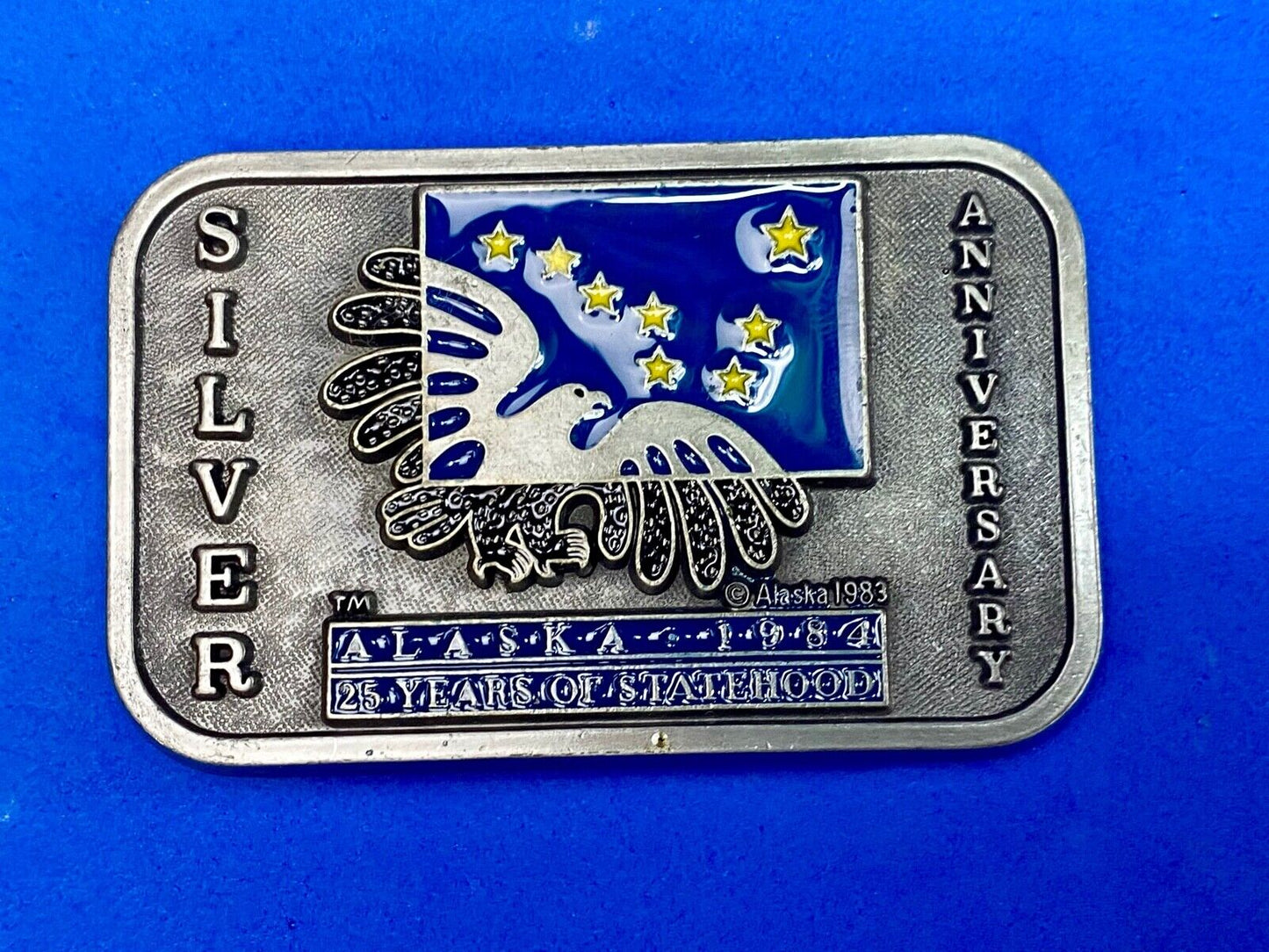 Vintage 1983 State Of Alaska - Silver Anniversary By Frontier Marketing