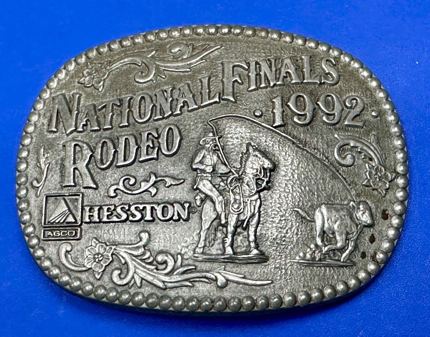 1992 Award Design Medals NFR National Finals Rodeo belt buckle