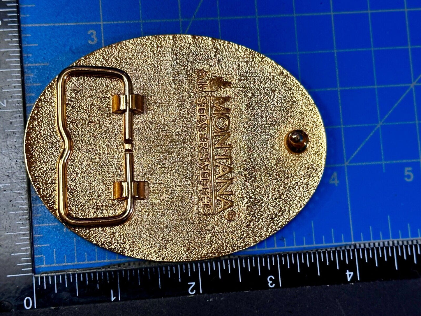 2013 Pendleton Whiskey Let'er Buck Rodeo Cowboy Montana Silversmiths Belt Buckle