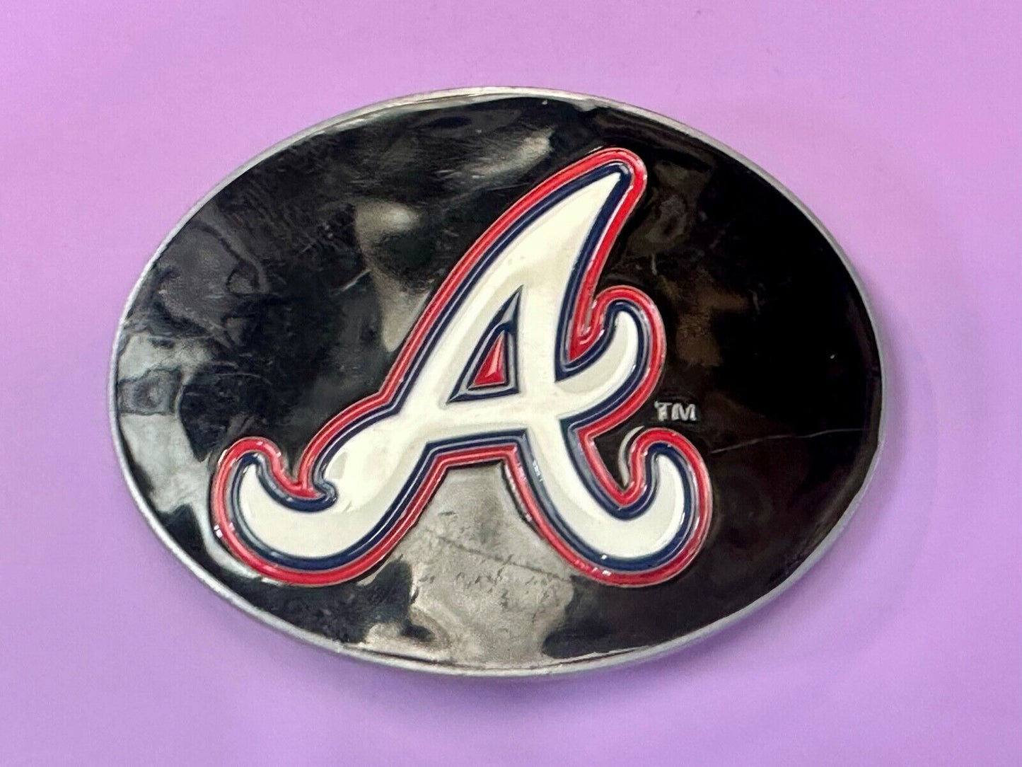 Atlanta Braves Baseball Team Emblem Mlbp 2011 Belt Buckle By Siskiyou Sports