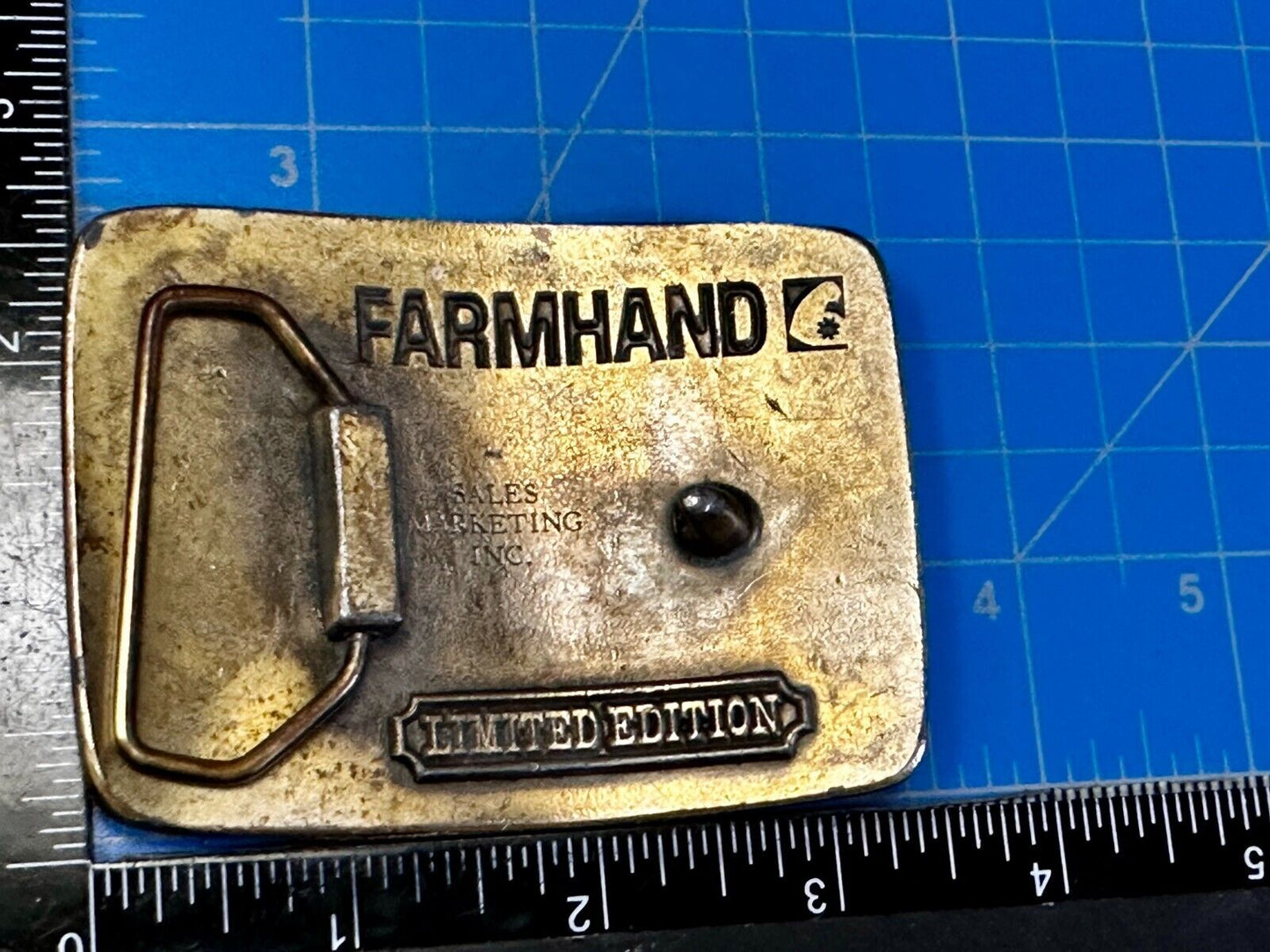 Agriculture America's Lifeline Farming Farmers -Lady Liberty Limited Belt Buckle