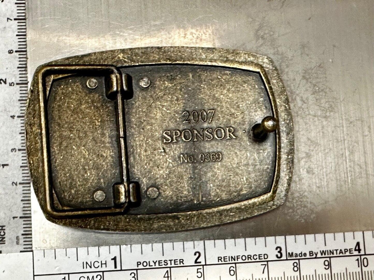 The American Veterans Disabled for life Memorial Commemorative Belt Buckle