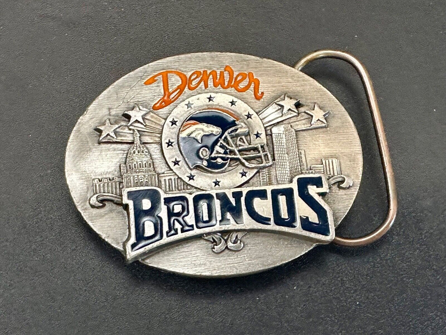 THE Denver Broncos - Most NFL Wins of the 1990's commemorative belt buckle