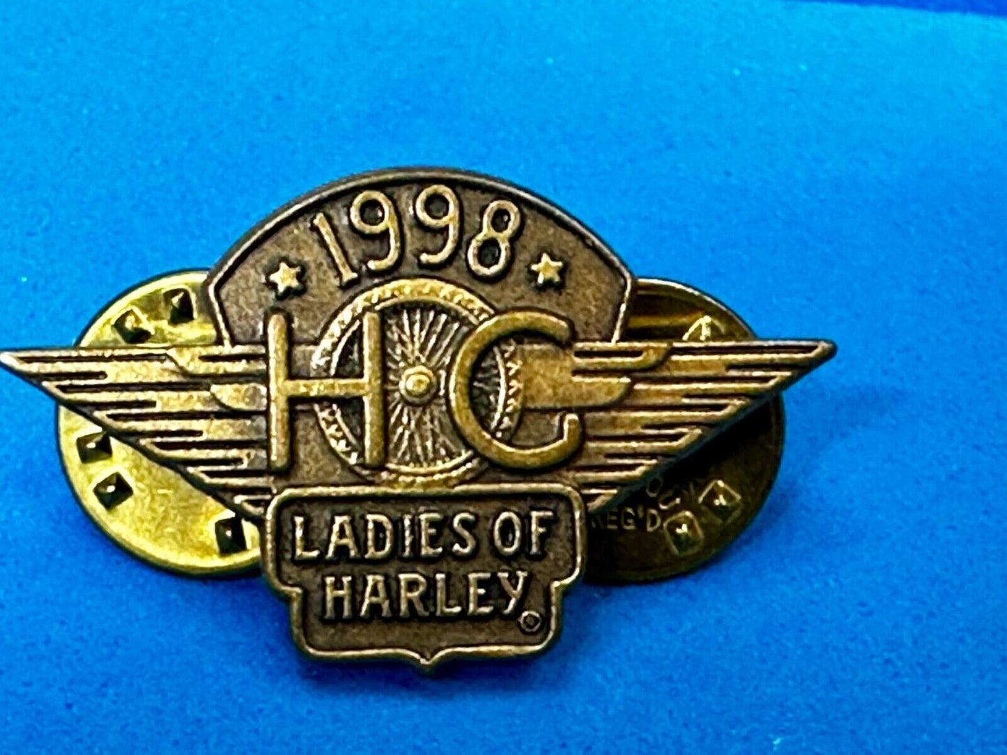 1998 Ladies of Harley Davidson Owners Group HOG Pin for Jacket or Vest