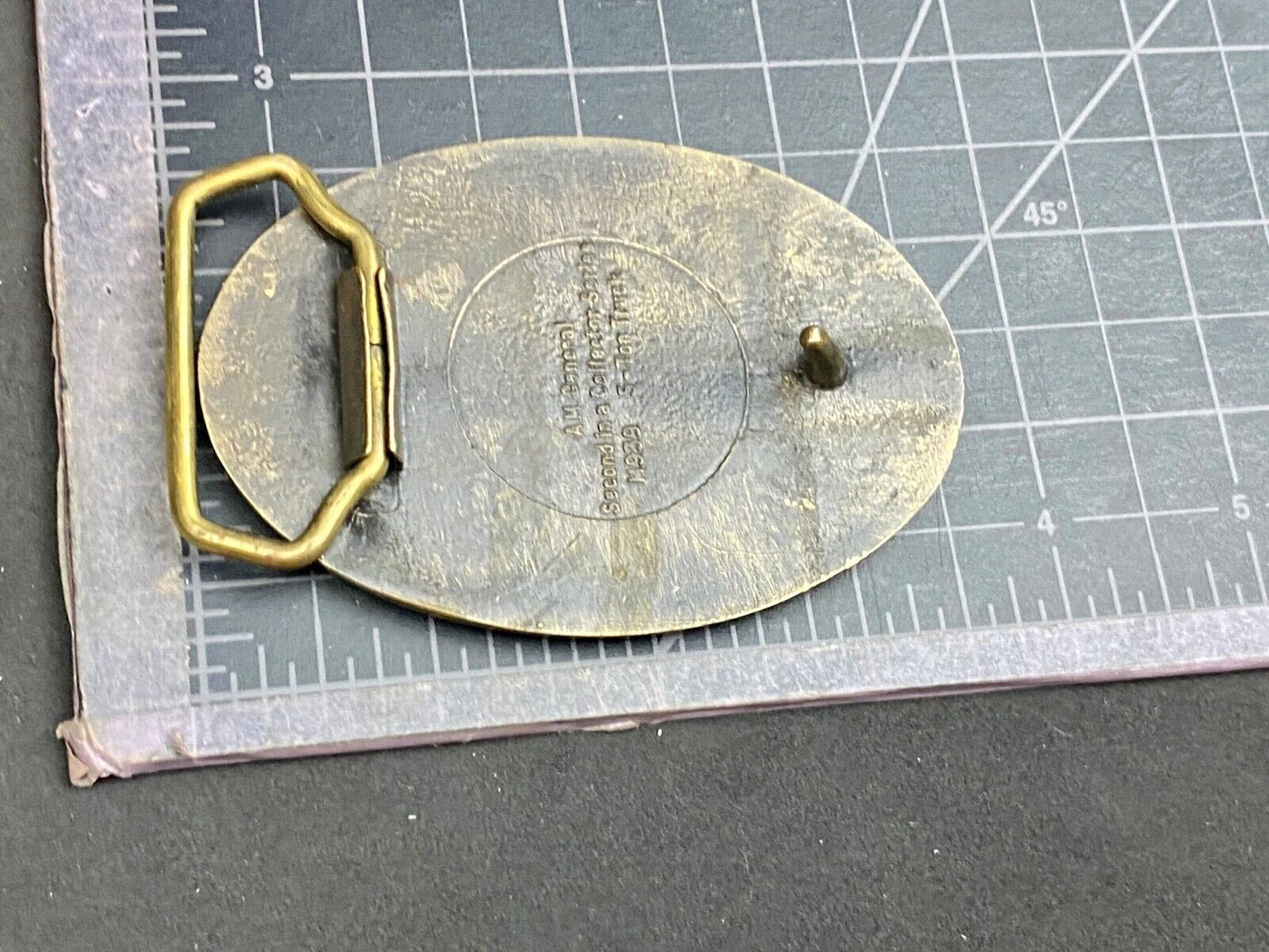 AM General Advanced Mobility belt buckle 2nd in a collector series 5 Ton Trucks