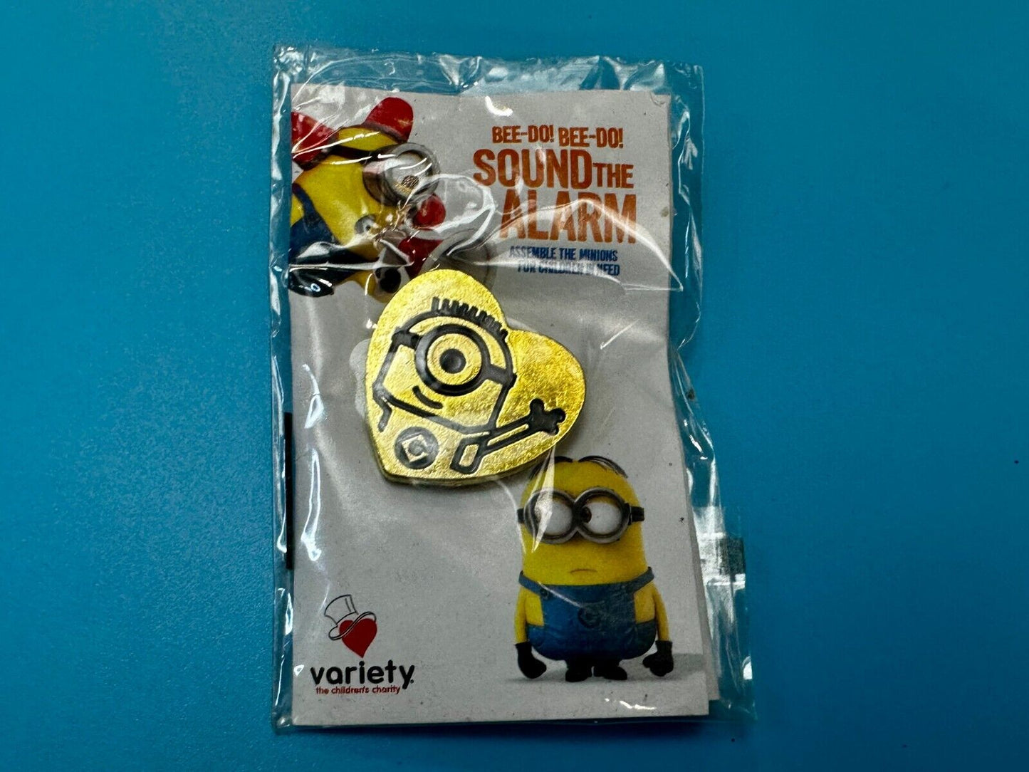 Bee-Do Despicable Me Minion Stuart Kevin Heart Pin by Variety Childrens Hospital