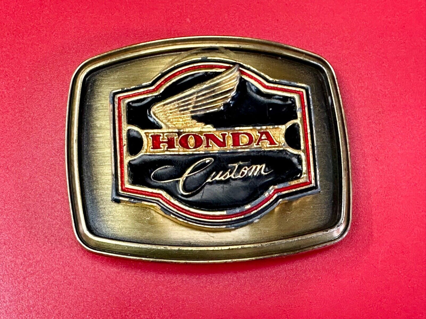 vintage 1979 Hondan Goldwing Custom Riantere belt buckle