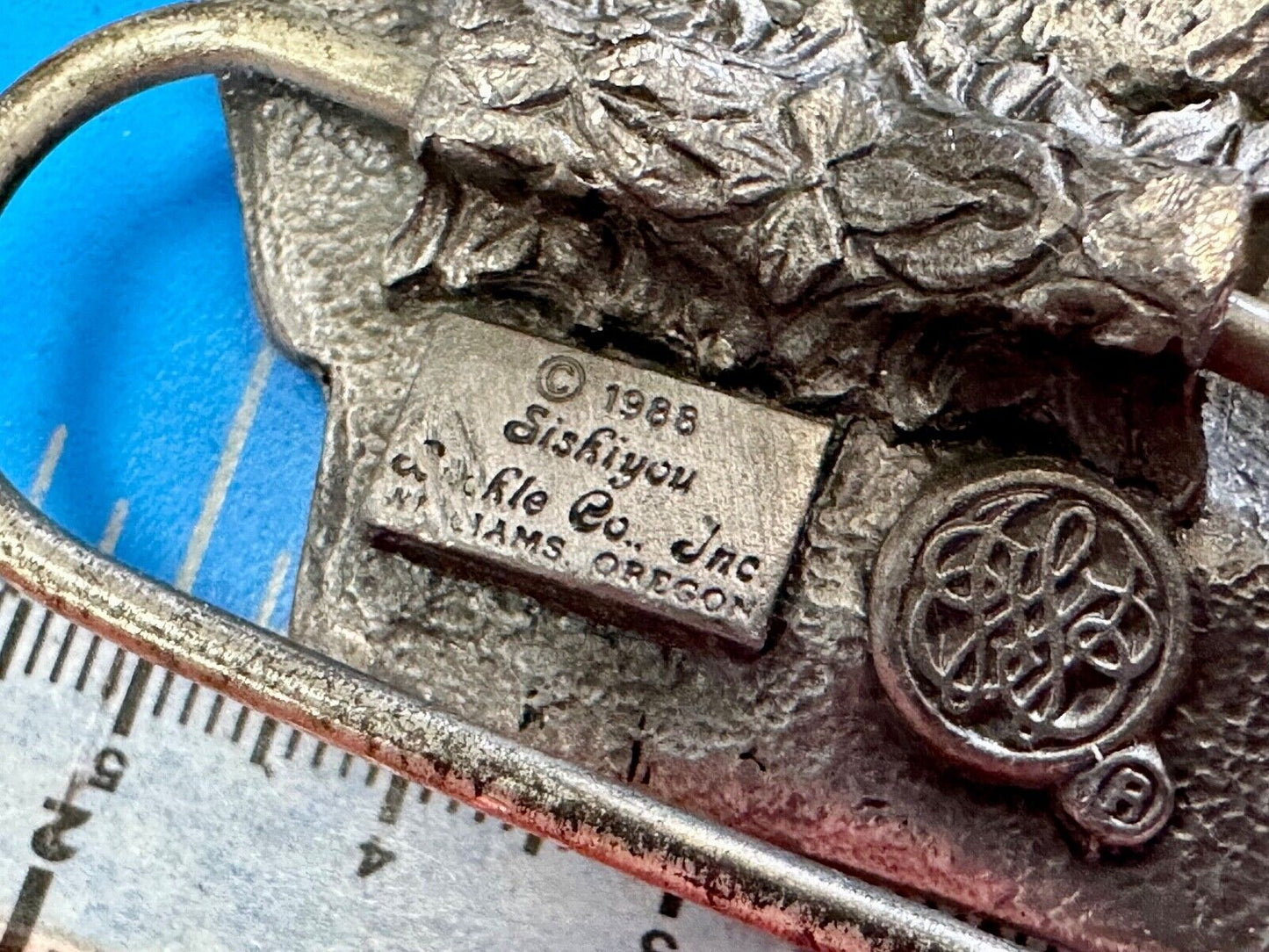 The American Veteran - Vintage 1988 Siskiyou Limited belt buckle Thank you