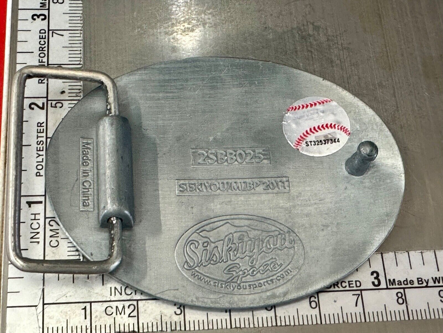 Atlanta Braves Baseball Team Emblem Mlbp 2011 Belt Buckle By Siskiyou Sports