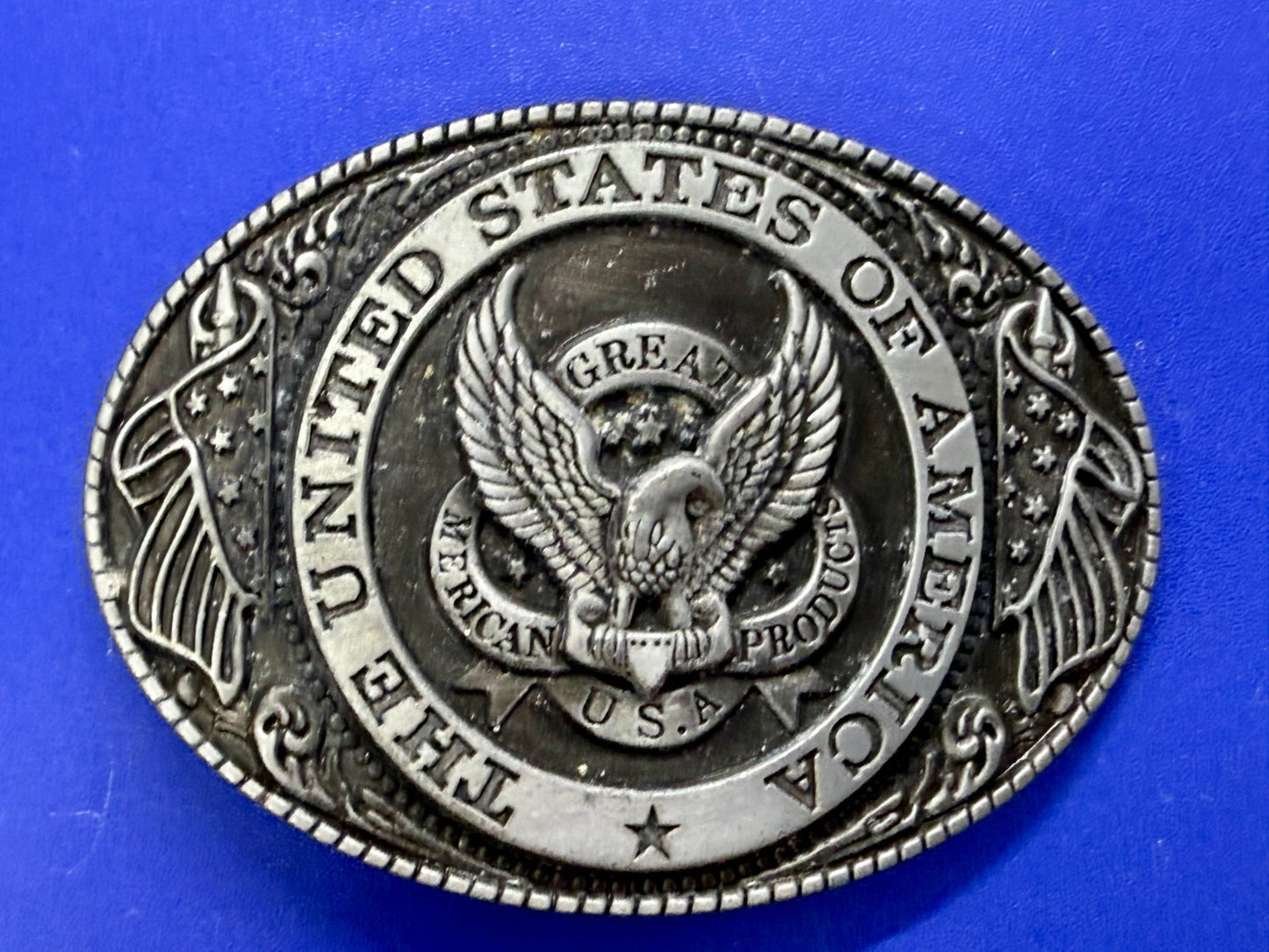 The United States Of America Vintage The Great American Belt Buckle Company